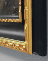Carved frame corner detail